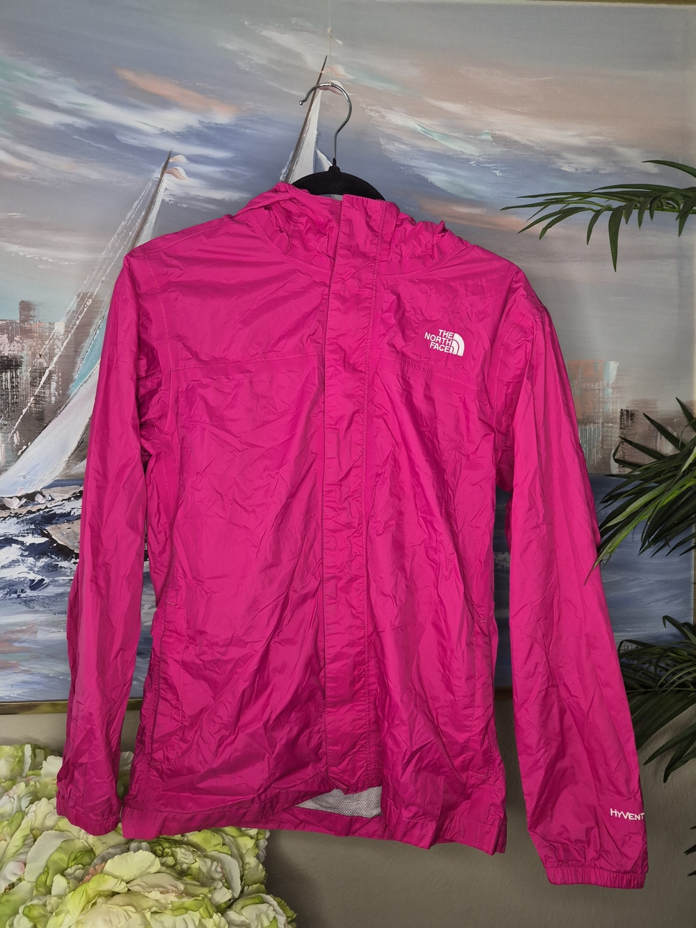 The North Face Women's Pink Lightweight Rain Jacket